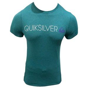 NWT QUIKSILVER MEN'S GREEN CREW NECK SHORT SLEEVE T-SHIRT SIZE S M L